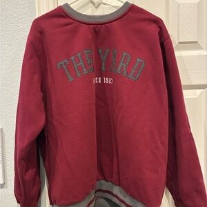 Vintage 90s Gilbert Hall “The Yard” Texas Southern University Burgundy Crewneck